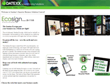 Tablet Screenshot of biz.datexx.com